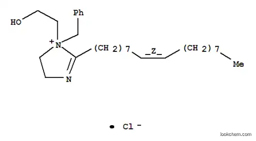 Molecular Structure of 23267-08-5 ((Z)1-(benzyl)-2-(8-heptadecenyl)-4,5-dihydro-1-(2-hydroxyethyl)-1H-imidazolium chloride)