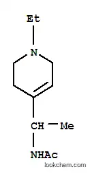 Molecular Structure of 23969-86-0 (N-[1-(1-ethyl-3,6-dihydro-2H-pyridin-4-yl)ethyl]acetamide)