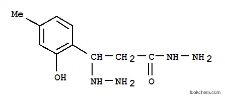 Molecular Structure of 24573-81-7 (3-hydrazinyl-3-(2-hydroxy-4-methylphenyl)propanehydrazide)