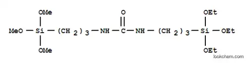 Molecular Structure of 24858-52-4 (N-3-(Triethoxysilylpropyl)-N-3-(trimethoxysilyl-propyl)urea)