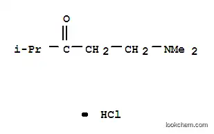 Molecular Structure of 25287-61-0 (1-dimethylamino-4-methyl-pentan-3-one)