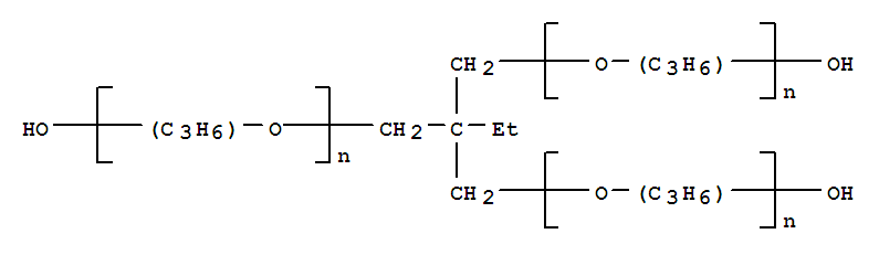 Poly[oxy(methyl-1,2-ethanediyl)],a-hydro-w-hydroxy-, ether with2-ethyl-2-(hydroxymethyl)-1,3-propanediol (3:1)