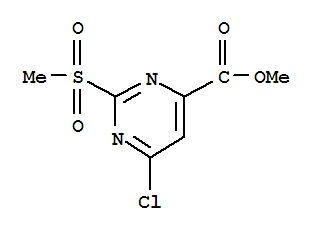 4-Pyrimidinecarboxylicacid, 6-chloro-2-(methylsulfonyl)-, methyl ester cas  25742-28-3