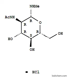 Molecular Structure of 262849-64-9 (2-ACETAMIDO-2-DEOXY-BETA-D-GLUCOPYRANOSYL METHYLAMINE CHLORIDE)
