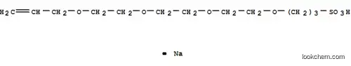 Molecular Structure of 26303-63-9 (POLYETHYLENEGLYCOL(10 EO) ALLYL (3-SULFOPROPYL) DIETHER, POTASSIUM SALT)