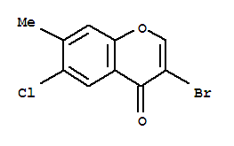 4H-1-Benzopyran-4-one,3-bromo-6-chloro-7-methyl-