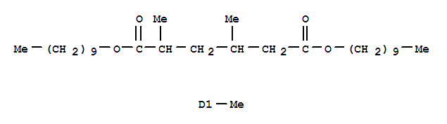 Hexanedioicacid, 2,2,4(or 2,4,4)-trimethyl-, 1,6-didecyl ester