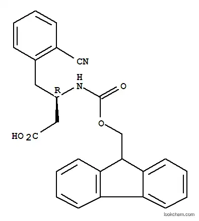 Molecular Structure of 269726-81-0 (Fmoc-(R)-3-Amino-4-(2-cyano-phenyl)-butyric acid)