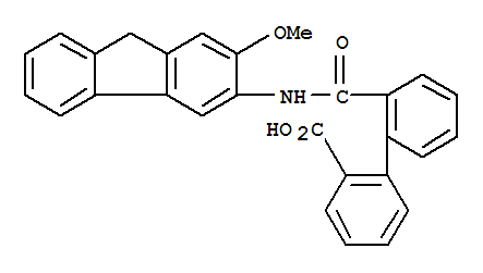 [1,1'-Biphenyl]-2-carboxylicacid, 2'-[[(2-methoxy-9H-fluoren-3-yl)amino]carbonyl]- cas  27021-97-2