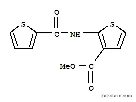 Molecular Structure of 271778-23-5 (METHYL 2-[(2-THIENYLCARBONYL)AMINO]THIOPHENE-3-CARBOXYLATE)