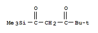 Molecular Structure of 286854-89-5 (3-Pentanone,4,4-dimethyl-1-oxo-1-(trimethylsilyl)-)