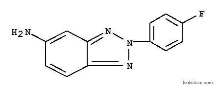 Molecular Structure of 293737-98-1 (2-(4-FLUORO-PHENYL)-2H-BENZOTRIAZOL-5-YLAMINE)