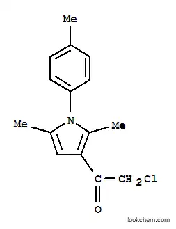 Molecular Structure of 300557-74-8 (2-CHLORO-1-[2,5-DIMETHYL-1-(4-METHYLPHENYL)-1H-PYRROL-3-YL]-1-ETHANONE)