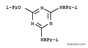Molecular Structure of 30360-64-6 (1,3,5-Triazine-2,4-diamine,6-(1-methylethoxy)-N2,N4-bis(1-methylethyl)-)