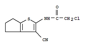 2-CHLORO-N-(3-CYANO-5,6-DIHYDRO-4H-CYCLOPENTA[B]THIEN-2-YL)ACETAMIDE