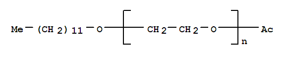 Poly(oxy-1,2-ethanediyl),a-acetyl-w-(dodecyloxy)-
