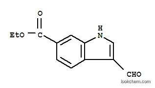Molecular Structure of 927181-97-3 (3-FORMYL-1H-INDOLE-6-CARBOXYLIC ACID ETHYL ESTER)
