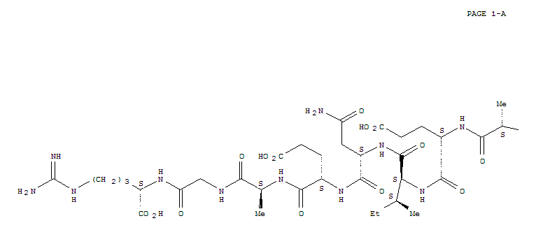 L-Arginine,L-isoleucyl-L-seryl-L-glutaminyl-L-alanyl-L-valyl-L-histidyl-L-alanyl-L-alanyl-L-histidyl-L-alanyl-L-a-glutamyl-L-isoleucyl-L-asparaginyl-L-a-glutamyl-L-alanylglycyl-