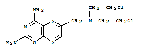 2,4-DIAMINO-6-(BIS-2-CHLOROETHYL)AMINOMETHYLPTERIDINE
