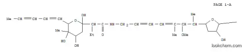 Molecular Structure of 93522-10-2 ((2E,4E,6E)-7-[3-hydroxy-5-[(4E,6E)-3-methoxy-4-methyl-8-[2-[2,4,5-trih ydroxy-5-methyl-6-[(1E,3E)-penta-1,3-dienyl]oxan-2-yl]butanoylamino]oc ta-4,6-dien-2-yl]oxolan-2-yl]hepta-2,4,6-trienoic acid)