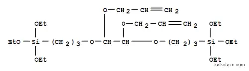 Molecular Structure of 93777-96-9 (9,10-bis(allyloxy)-4,4,15,15-tetraethoxy-3,8,11,16-tetraoxa-4,15-disilaoctadecane)