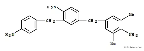 Molecular Structure of 93778-07-5 (2-[(4-aminophenyl)methyl]-4-[(4-amino-3,5-xylyl)methyl]aniline)