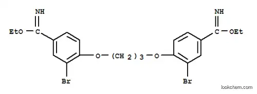 Molecular Structure of 93778-11-1 (diethyl 4,4'-[trimethylenebis(oxy)]bis[3-bromobenzimidate])