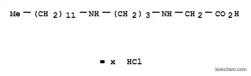 Molecular Structure of 93778-80-4 (N-[3-(dodecylamino)propyl]glycine hydrochloride)