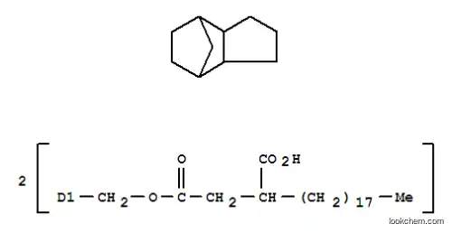 Molecular Structure of 93820-26-9 (4,4'-[(octahydro-4,7-methano-1H-indenediyl)dimethylene] hydrogen 2-octadecenylsuccinate)
