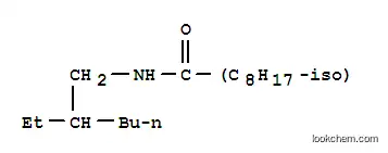 Molecular Structure of 93820-33-8 (N-(2-ethylhexyl)isononan-1-amide)