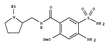 (+)-4-AMINO-5-(AMINOSULFONYL)-N-[(1-ETHYL-2-PYRROLIDINYL)METHYL]-2-METHOXYBENZAMIDECAS