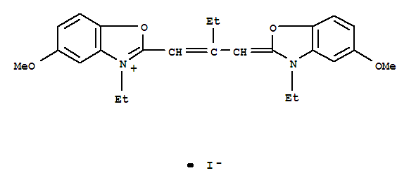 Benzoxazolium,3-ethyl-2-[2-[(3-ethyl-5-methoxy-2(3H)-benzoxazolylidene)methyl]-1-buten-1-yl]-5-methoxy-,iodide (1:1)