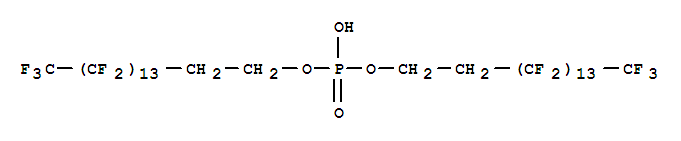 1-Hexadecanol,3,3,4,4,5,5,6,6,7,7,8,8,9,9,10,10,11,11,12,12,13,13,14,14,15,15,16,16,16-nonacosafluoro-,hydrogen phosphate (9CI)