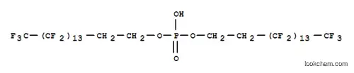 Molecular Structure of 93857-53-5 (bis[3,3,4,4,5,5,6,6,7,7,8,8,9,9,10,10,11,11,12,12,13,13,14,14,15,15,16,16,16-nonacosafluorohexadecyl] hydrogen phosphate)