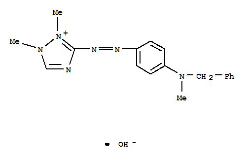 3-[[4-[BENZYLMETHYLAMINO]PHENYL]AZO]-1,2-DIMETHYL-1H-1,2,4-TRIAZOLIUM HYDROXIDE