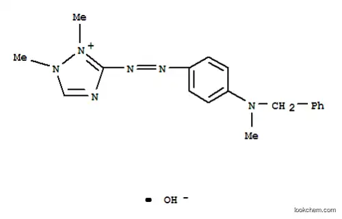 Molecular Structure of 93923-63-8 (3-[[4-[benzylmethylamino]phenyl]azo]-1,2-dimethyl-1H-1,2,4-triazolium hydroxide)