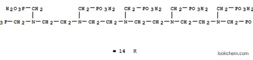 Molecular Structure of 93939-95-8 (tetradecapotassium [[(phosphonatomethyl)imino]bis[ethylene[(phosphonatomethyl)imino]ethylenenitrilobis(methylene)]]tetrakisphosphonate)