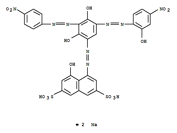 disodium 4-[[2,4-dihydroxy-5-[(2-hydroxy-4-nitrophenyl)azo]-3-[(4-nitrophenyl)azo]phenyl]azo]-5-hydroxynaphthalene-2,7-disulphonate