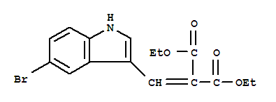 Propanedioic acid,2-[(5-bromo-1H-indol-3-yl)methylene]-, 1,3-diethyl ester