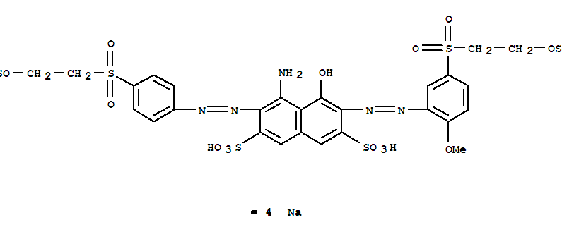 tetrasodium 4-amino-5-hydroxy-6-[[2-methoxy-5-[[2-(sulphonatooxy)ethyl]sulphonyl]phenyl]azo]-3-[[4-[[2-(sulphonatooxy)ethyl]sulphonyl]phenyl]azo]naphthalene-2,7-disulphonate