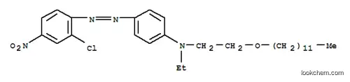 Molecular Structure of 93964-88-6 (4-[(2-chloro-4-nitrophenyl)azo]-N-[2-(dodecyloxy)ethyl]-N-ethyl-aniline)
