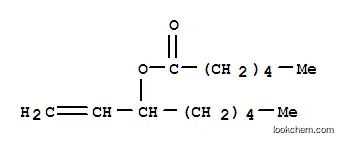 Molecular Structure of 94021-39-3 (1-vinylhexyl hexanoate)