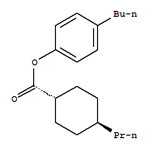 Cyclohexanecarboxylicacid, 4-propyl-, 4-butylphenyl ester, trans-