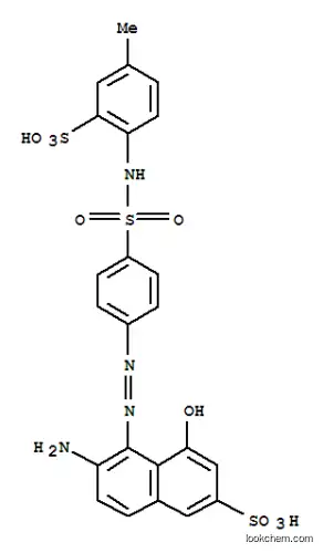 Molecular Structure of 94042-72-5 (6-amino-4-hydroxy-5-[[4-[[(4-methyl-2-sulphophenyl)amino]sulphonyl]phenyl]azo]naphthalene-2-sulphonic acid)