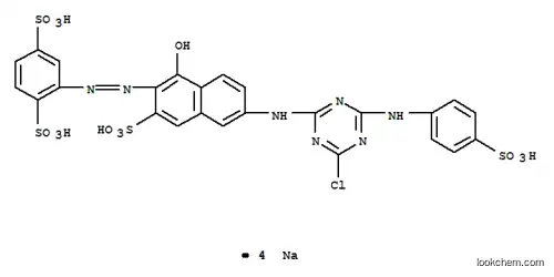 Molecular Structure of 94042-75-8 (tetrasodium 2-[[6-[[4-chloro-6-[(4-sulphonatophenyl)amino]-1,3,5-triazin-2-yl]amino]-1-hydroxy-3-sulphonato-2-naphthyl]azo]benzene-1,4-disulphonate)