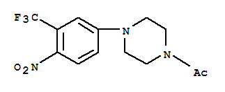 1-[4-[4-Nitro-3-(trifluoromethyl)phenyl]-1-piperazinyl]ethanone