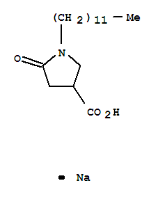 3-Pyrrolidinecarboxylicacid, 1-dodecyl-5-oxo-, sodium salt (1:1)