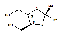 (4S-TRANS)-2-ETHYL-2-METHYL-1,3-DIOXOLANE-4,5-DIMETHANOLCAS