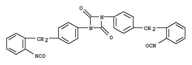 1,3-Diazetidine-2,4-dione,1,3-bis[4-[(2-isocyanatophenyl)methyl]phenyl]-