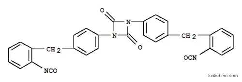 Molecular Structure of 94158-57-3 (2,4-dioxo-1,3-diazetidine-1,3-diylbis(p-phenylenemethylene-o-phenylene) diisocyanate)